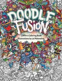 现货Doodle Fusion: Zifflin's Coloring Book (Zifflin's Coloring Book)[9781517376918]