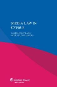现货Media Law in Cyprus[9789041160126]