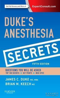 Duke's Anesthesia Secrets 麻醉秘笈,第5版
