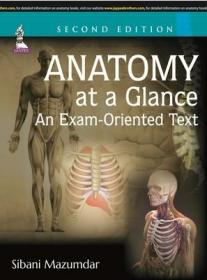 现货Anatomy at a Glance: An Exam-Oriented Text (Revised)[9789351523550]