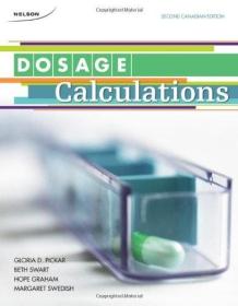 现货Cdn Ed Dosage Calculations[9780176502591]