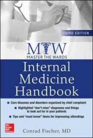 现货Master The Wards: Internal Medicine Handbook, Third Edition ISE[9781259921353]