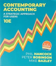 现货Contemporary Accounting: A Strategic Approach for Users[9780170425247]