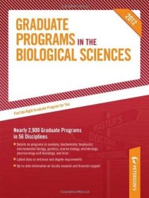 现货Graduate Programs in the Biological Sciences (2012)[9780768932829]