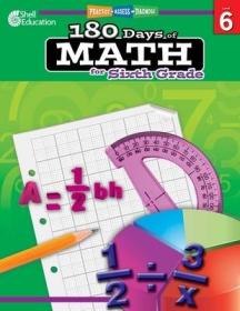 现货180 Days of Math for Sixth Grade: Practice, Assess, Diagnose (180 Days of Practice)[9781425808020]