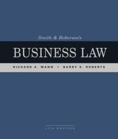 现货Smith and Roberson's Business Law (Mindtap Course List)[9781337094757]