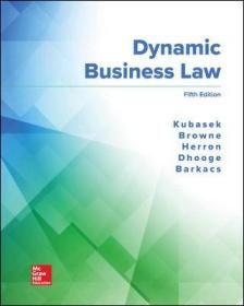 现货Dynamic Business Law[9781260247893]