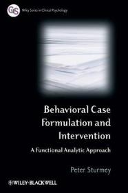 BehavioralCaseFormulationandIntervention