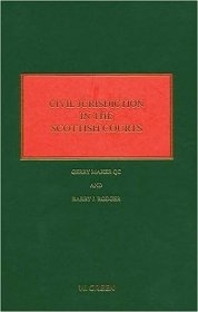 现货Civil Jurisdiction in the Scottish Courts[9780414013681]