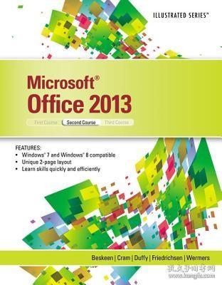 现货 Microsoftoffice 2013: Illustrated, Second Course (Illustrated)[9781285082257]