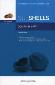 现货Company Law in a Nutshell[9780414022959]