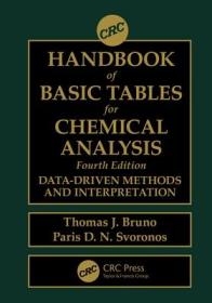 现货 CRC Handbook of Basic Tables for Chemical Analysis: Data-Driven Methods and Interpretation[9781138089044]