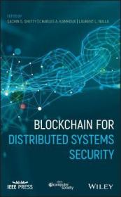 现货Blockchain for Distributed Systems Security[9781119519607]