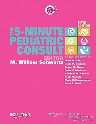 现货 The 5-Minute Pediatric Consult (5-Minute Consult)[9780781775779]