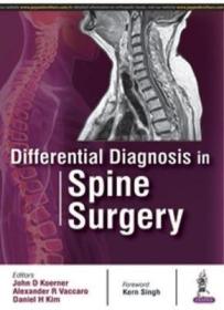 现货 Differential Diagnosis In Spine Surgery [9789385999475]