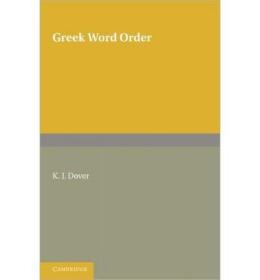 现货Greek Word Order[9780521134705]