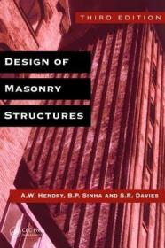 现货 Design of Masonry Structures[9781138470293]