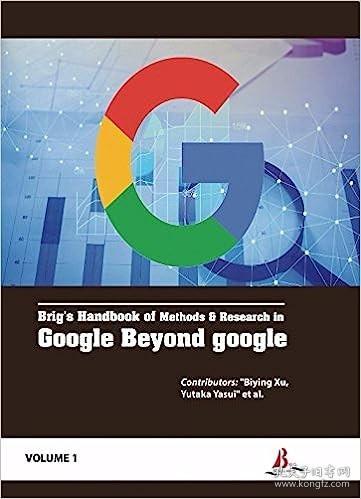 现货BRIG"s Handbook of Methods & Research in Google Beyond google[9781788351362]