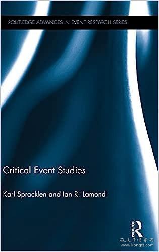 现货Critical Event Studies[9781138915145]