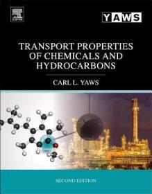 现货 Transport Properties Of Chemicals And Hydrocarbons [9780128101797]