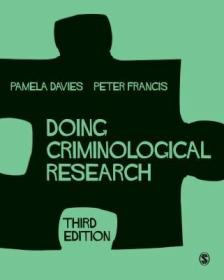 现货Doing Criminological Research[9781473902725]
