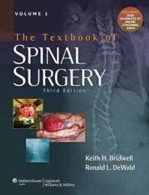 现货 The Textbook Of Spinal Surgery [9780781786201]