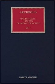 现货Archbold Magistrates' Courts Criminal Practice 2011[9780414043091]