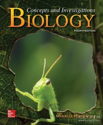 现货 Biology: Concepts And Investigations (Wcb General Biology) [9780078024207]