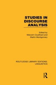 现货Studies in Discourse Analysis (RLE Linguistics B: Grammar)[9780415723848]