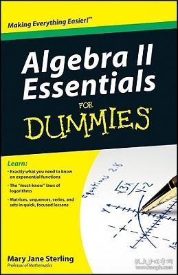 Algebra II Essentials for Dummies  傻瓜数学系列：代数2要点