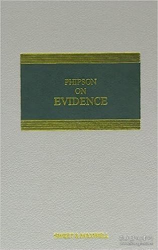 现货Phipson Evidence[9780414028500]