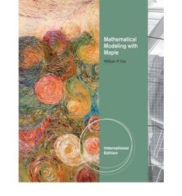 现货Ise Mathematical Modeling With Maple[9781111576516]