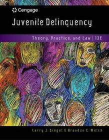 现货Juvenile Delinquency: Theory, Practice, and Law[9781337091831]