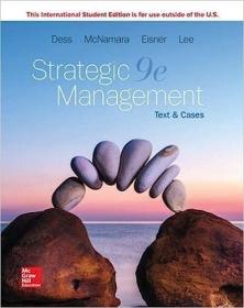 现货Strategic Managemetn: Text And Cases[9781260288353]