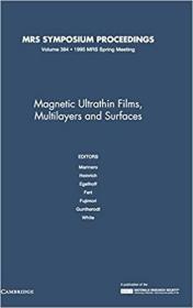 MagneticUltrathinFilmsMultilayersandSurfaces