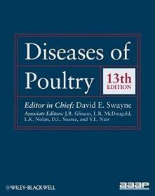 现货Diseases of Poultry (Revised)[9780470958995]