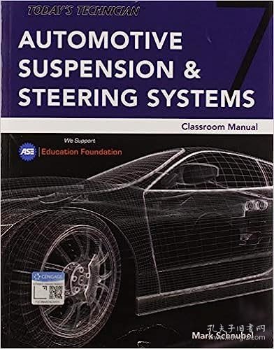 现货Today's Technician: Automotive Suspension & Steering Classroom Manual[9781337567343]