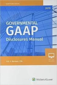 现货Governmental GAAP Disclosures Manual, 2019[9780808052098]