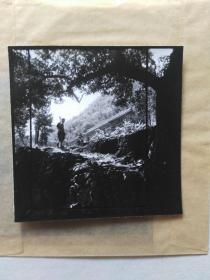 早期摄影作品——  太行山里的农民. 带底片