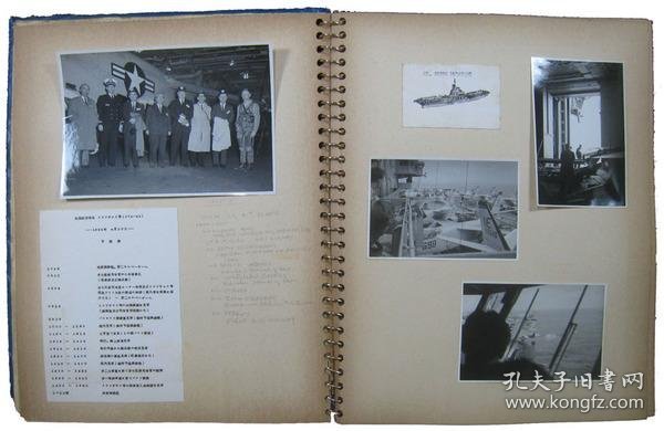 可议价 米海軍空母ミッドウェイ訪問個人写真アルバム 美国海军航空母舰中途岛访问个人照片专辑 12011500yssd