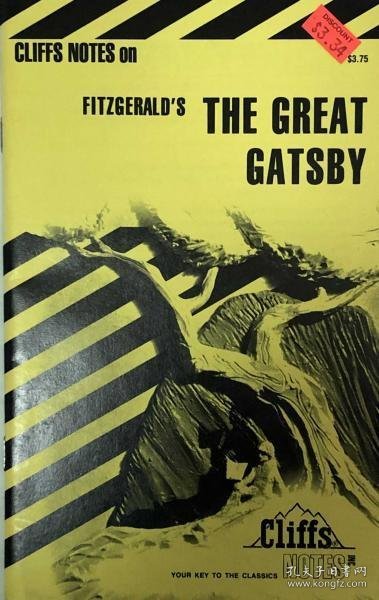 可议价 Cliffs Notes on Fitzgerald's The Great Gatsby Cliffs 注释 on Fitzgerald's The Great Gatsby 8000070fssf