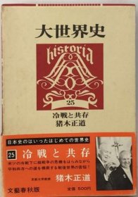 可议价 大世界史「25」冷戦と共存 大世界史25冷战共存 18000220