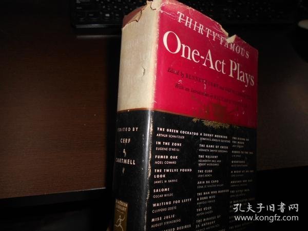 可议价 Thirty famous one-act plays ＜The Modern library giant＞ Thirty famous one-act plays ＜The Modern library giant> 11000220 （日本发货。本店没有的，可代寻代购）