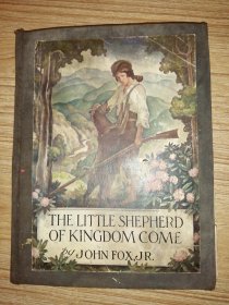 THE LITTLE SHEPHERD OF KINGDOM COME 来自考姆國的小牧人（1931年英文原版书，16开布面硬精装，美国南北战争题材，封面彩页浮贴画，内页15幅整版彩页插图）