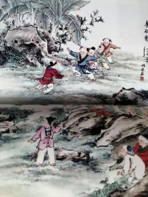 古韵雅风 上册（32开画册，著名连环画家国画家姚柏老师新力作，画家签名钤印）