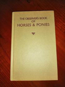 The Observer's Book of HORSES & PONIESThe Observer's Book of AIRCRAFT《观察家报》骏马志(1979年英文原版书，硬精装，大量英国马、小马图片，品好！
