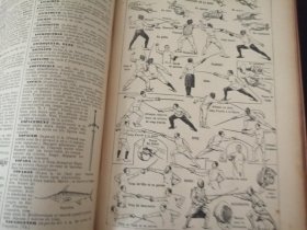 Nouveau Petit Larousse Illustre Dictionnaire Encyclopedique 新拉鲁斯插图百科词典（1931年法文原版书,32开布面硬精装,三面刷红,海量小插图\整版插图\彩页插图,1760页）