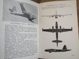 The Observer's Book of AIRCRAFT《观察家报》飞机志(1961年英文原版书，硬精装，271幅黑白飞机老照片，一页一图、飞机结构简图；前后衬页英文签名、简笔画、藏书章，品好！