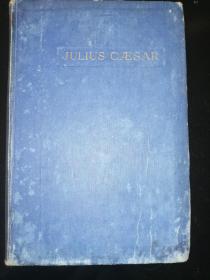 JULIUS CÆSAR 尤利乌斯•凯撒(1940年英文原版书，32开漆布面硬精装，莎士比亚的牛津剑桥版，正文前罗马地图一幅）