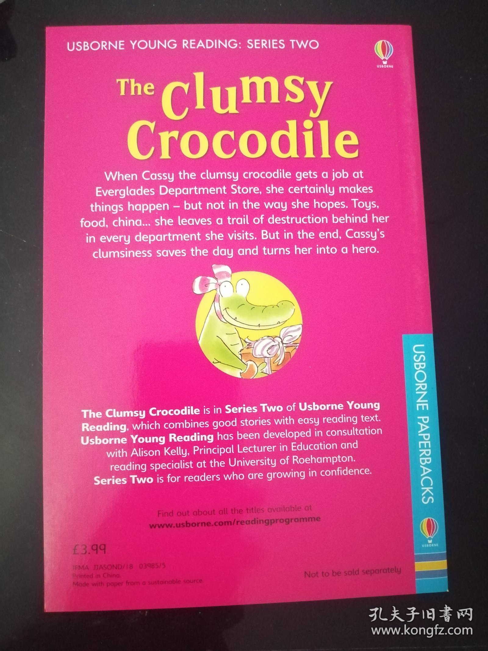 The Clumsy Crocodile 笨拙的鳄鱼（儿童绘本，32开英文原版彩印）